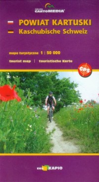 Powiat kartuski mapa turystyczna - okładka książki