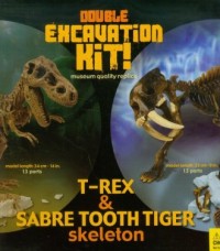 Wykopaliska: T-Rex / Tygrys szablozębny. - zdjęcie zabawki, gry