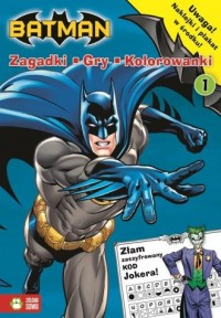 Batman. Zadania, gry, naklejki - okładka książki