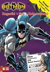 Batman. Zadania, gry, naklejki - okładka książki