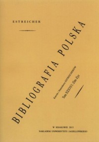 Bibliografia polska Karola i Stanisława - okładka książki