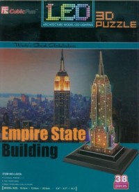 Empire State Building (puzzle 3D - zdjęcie zabawki, gry