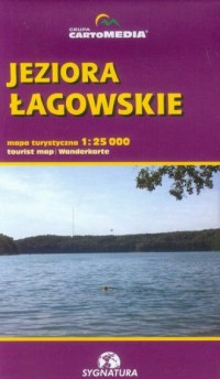 Jeziora Łagowskie mapa turystyczna - okładka książki