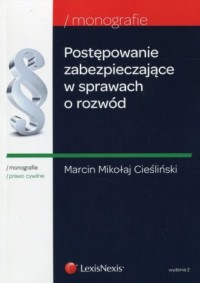 Postępowanie zabezpieczające w - okładka książki