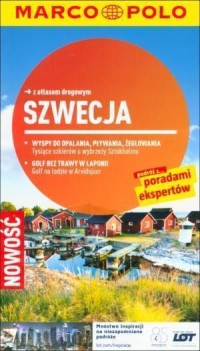 Szwecja. Przewodnik z atlasem drogowym - okładka książki