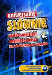 Uniwersalny słownik polsko-angielski, - okładka podręcznika