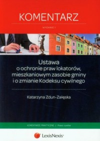 Ustawa o ochronie praw lokatorów, - okładka książki