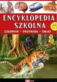 Encyklopedia szkolna. Człowiek-przyroda-świat - okładka książki