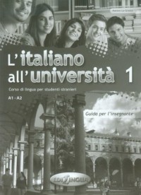 Italiano all universita 1. Podręcznik - okładka podręcznika