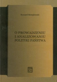 O prowadzeniu i analizowaniu polityki - okładka książki