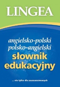 Słownik edukacyjny angielsko-polski, - okładka podręcznika