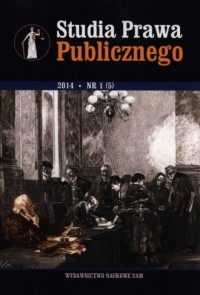 Studia prawa publicznego nr 1/2014 - okładka książki