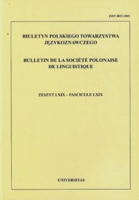Biuletyn Polskiego Towarzystwa - okładka książki