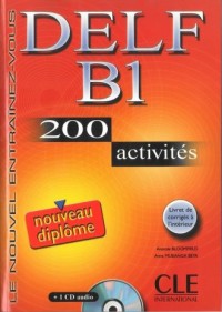 DELF B1. 200 activites Nouveau - okładka podręcznika