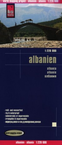 Albanien (skala 1:220 000) - okładka książki