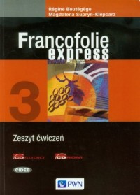 Francofolie express 3. Język francuski. - okładka podręcznika