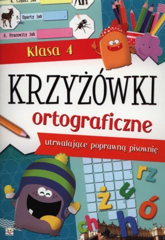 Krzyżówki ortograficzne. Klasa - okładka podręcznika