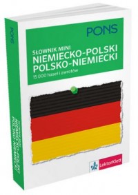 Słownik mini niemiecko-polski, - okładka podręcznika