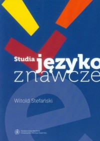 Studia językoznawcze - okładka książki