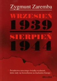 Wrzesień 1939 - Sierpień 1944 - okładka książki