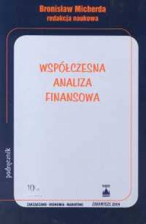 Współczesna analiza finansowa (+ - okładka książki