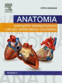 Anatomia narządów wewnętrznych - okładka książki