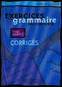 Exercices de grammaire en Contexte - okładka podręcznika