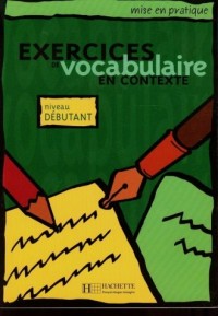 Exercices de vocabulaire en contexte - okładka podręcznika