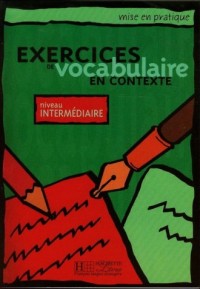 Exercices de vocabulaire en contexte - okładka książki