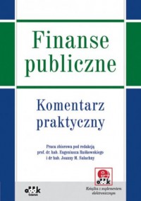 Finanse publiczne 2014. Komentarz - okładka książki