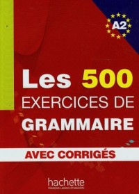 Les 500 Exercices de grammaire - okładka podręcznika