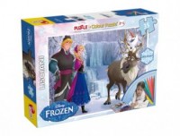 Puzzle dwustronne Frozen 35 + 8 - zdjęcie zabawki, gry