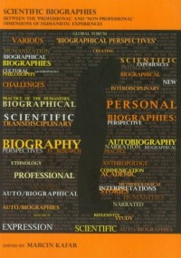 Scientific Biographies between - okładka książki