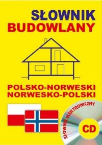 Słownik budowlany polsko-norweski - okładka podręcznika