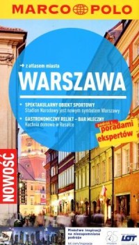 Warszawa. Przewodnik z atlasem - okładka książki