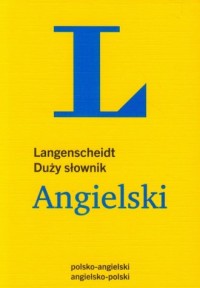 Duży słownik angielski, polsko-angielski, - okładka podręcznika