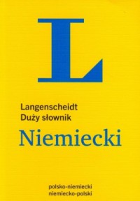 Duży słownik niemiecki, polsko-niemiecki, - okładka podręcznika