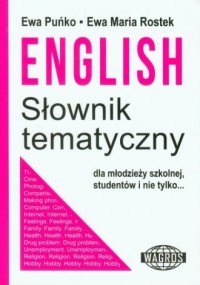 English. Słownik tematyczny dla - okładka podręcznika