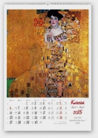 Kalendarz 2015. Gustav Klimt - okładka książki