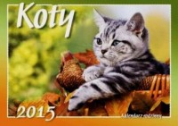 Kalendarz 2015. Koty (rodzinny) - okładka książki