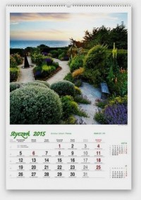 Kalendarz 2015. Rajskie ogrody - okładka książki