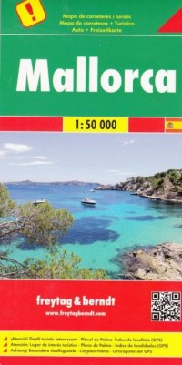 Majorka mapa turystyczna (skala - okładka książki