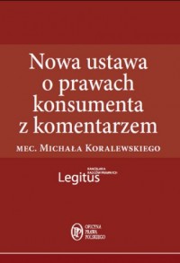 Nowa ustawa o prawach konsumenta - okładka książki