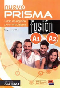 Nuevo Prisma fusion A1+A2. Język - okładka podręcznika