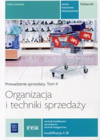 Organizacja i techniki sprzedaży. - okładka podręcznika