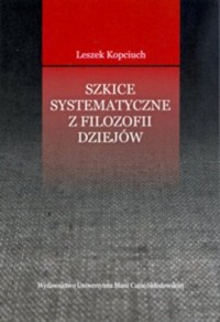 Szkice systematyczne z filozofii - okładka książki