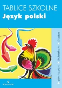 Tablice szkolne. Język polski - okładka podręcznika