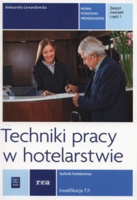 Techniki pracy w hotelarstwie. - okładka podręcznika