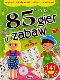 85 gier i zabaw (4-6 lat) - okładka książki