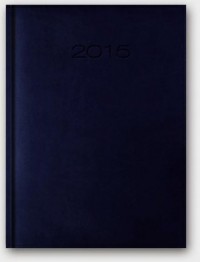 Kalendarz 2015. Dzienny, granatowy - okładka książki